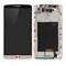 LCD Screen and Digitizer with Front Frame Assembly Gold for