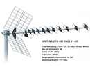 Estar Antena DTX-48F Yagi 21-69 Iskra