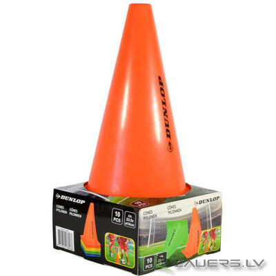 Dunlop sports cones set 14*23.5cm 10pcs