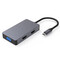 Extra digital Adapter USB Type-C - 2x HDMI, 1x VGA, 1x USB Type-A, 1x USB Type-C PD60W