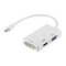 Extra digital Adapter mini DisplayPort į HDMI, DVI, VGA