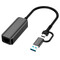 Extra digital Adapter USB3.0 A/ USB-C - RJ45, 1000Mbps, 0.15m
