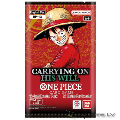 Bandai tcg One Piece Card Game Booster - Carrying on his will OP-13