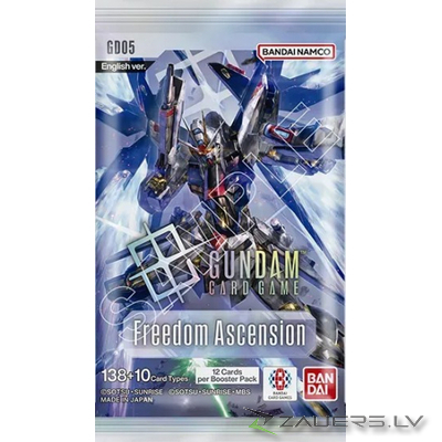 Bandai tcg Gundam Card Game Freedom Ascension Booster GD-05