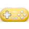 8bitdo Zero 2 Wireless Controller | Yellow | BT | Switch, Android, PC