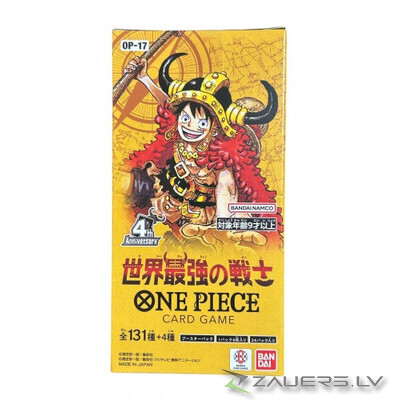 Bandai - TCG One Piece The Worlds Strongest Warriors Booster Box Case 12x24 Pcs