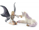 Schleich - Lindariel with Unicorn Foal