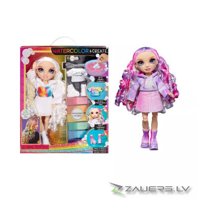 MGA - Rainbow High Watercolor And Create Fashion DIY Doll With Purple Eyes / from Assort