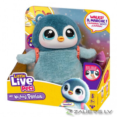 Moose - Little Live Pets My Interactive Plush Penguin Waddles