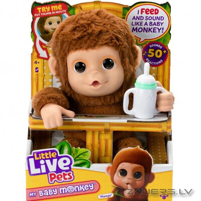 Moose - Little Live Pets My Baby Monkey Plush