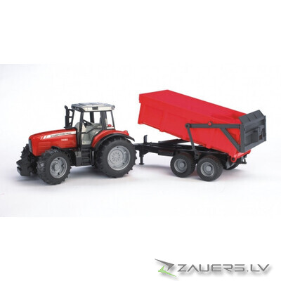 Bruder - Massey Ferguson 7480 with tipping trailer
