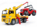 Bruder - MAN TGA Breakdown truck with cross country vehicle