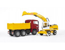 Bruder - MAN TGA Construction truck with Liebherr Excavator