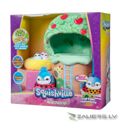 Jazwares - Squishville By Squishmallows Tiptop Treehouse