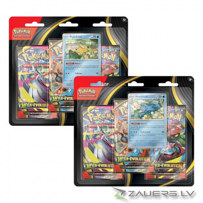 Pokémon Pokemon - TCG Mega Evolution 3-Pack Blister One Random Selection From Assortment (French)