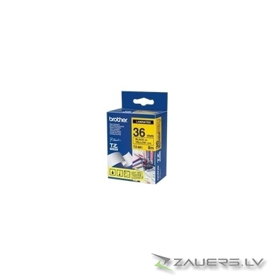Brother TZE661 tape black/yellow 36mm 8m